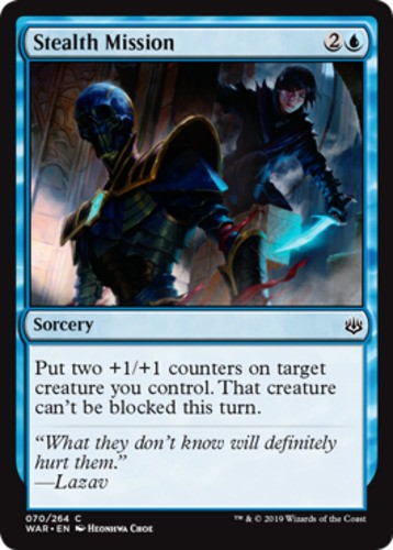 Stealth Mission - War Of The Spark - English - NM - MTG