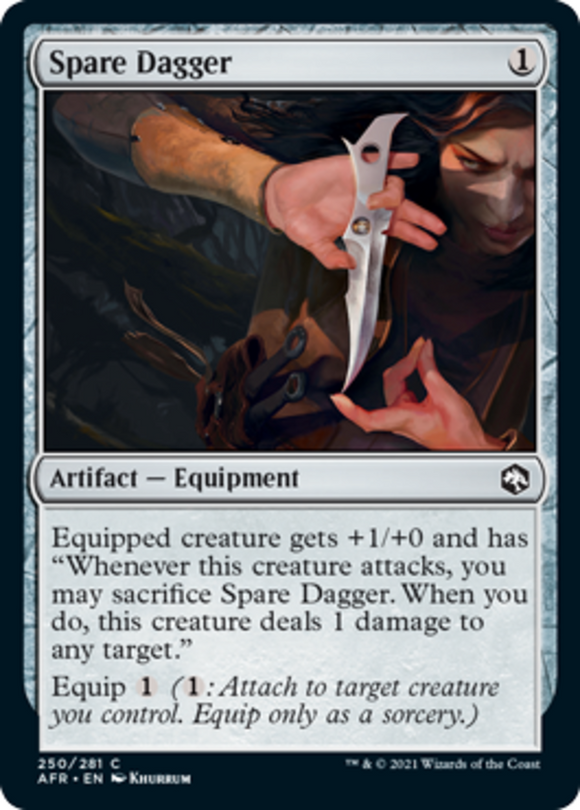 Spare Dagger - Forgotten Realms - English - NM - MTG