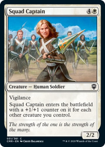 Squad Captain - Commander Legends - English - NM - MTG