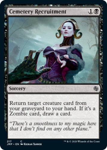 Cemetery Recruitment - Jumpstart - English - NM - MTG