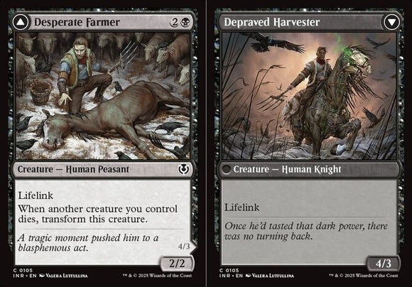 Desperate Farmer // Depraved Harvester - Innistrad Remastered - English - NM - M