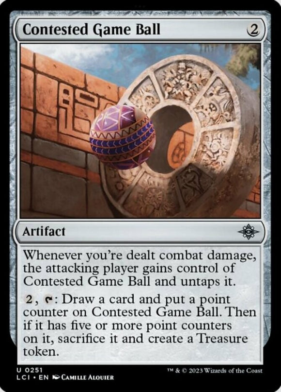 Contested Game Ball - Lost Caverns of Ixalan - English - NM - MTG