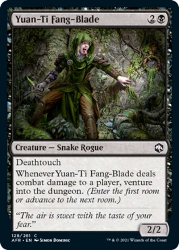 Yuan-Ti Fang-Blade - Forgotten Realms - English - NM - MTG