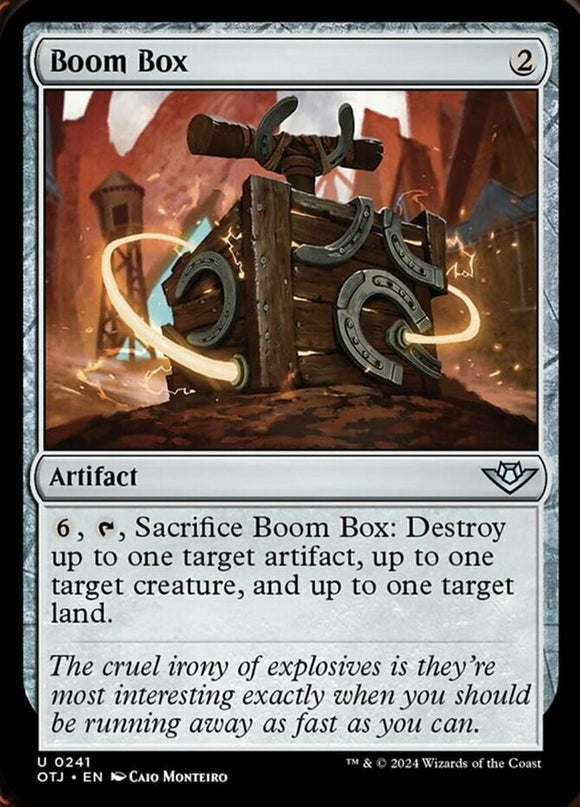 Boom Box - Outlaws of Thunder Junction - English - NM - MTG