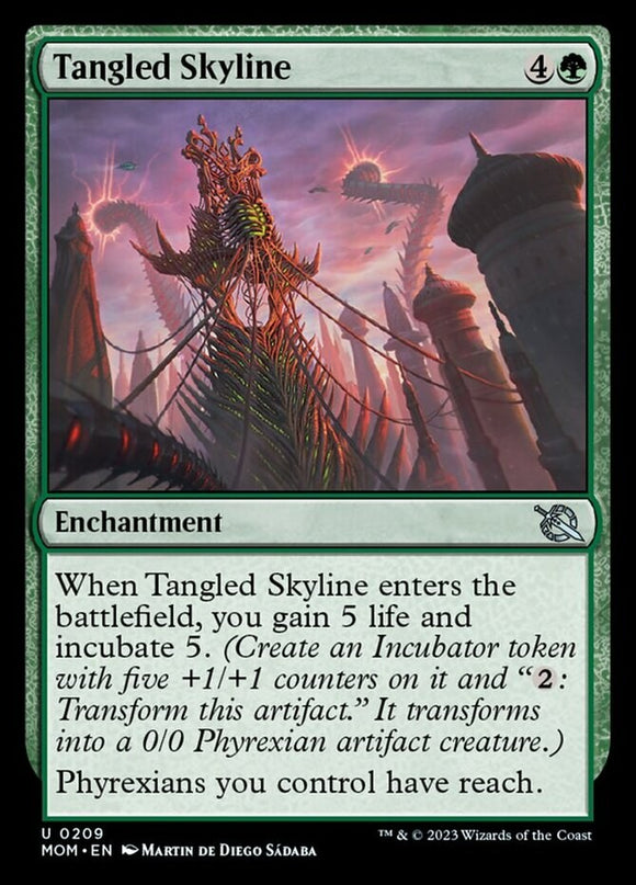 Tangled Skyline - March of the Machines - English - NM - MTG