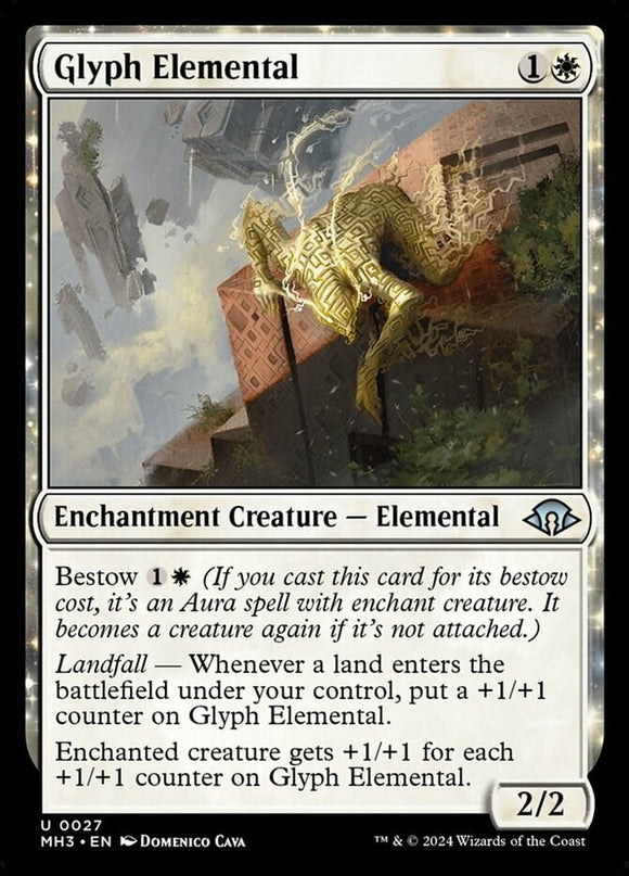Glyph Elemental - Modern Horizons 3 - English - NM - MTG
