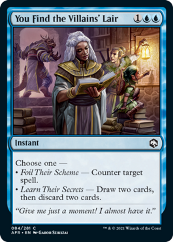 You Find the Villains' Lair - Forgotten Realms - English - NM - MTG