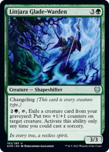 Littjara Glade-Warden - Kaldheim - English - NM - MTG