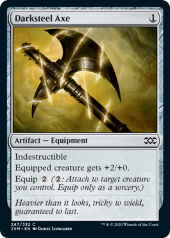 Darksteel Axe - Double Masters - English - NM - MTG