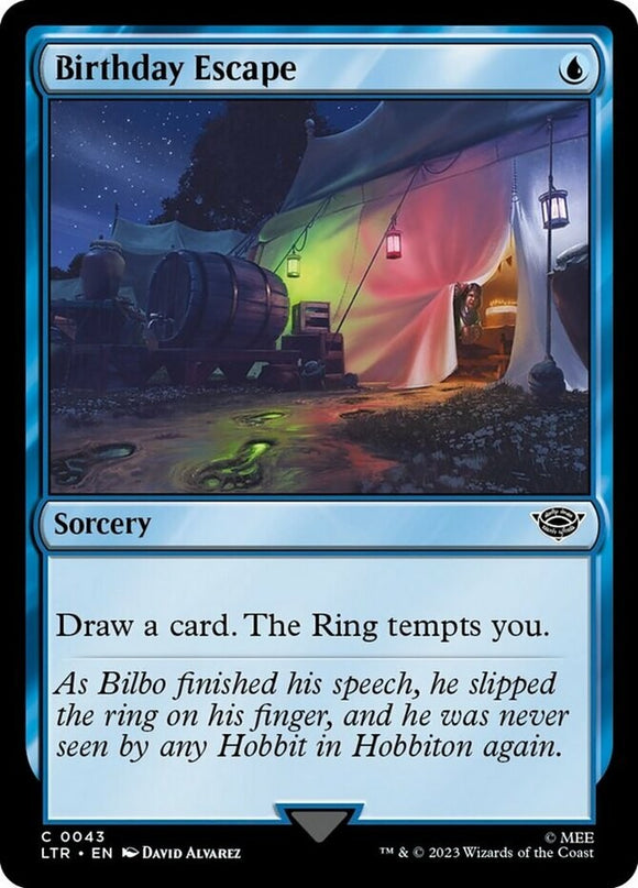 Birthday Escape - Lord of the Rings - English - NM - MTG