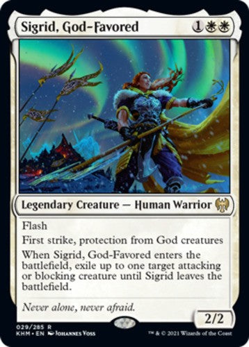Sigrid, God-Favored - Kaldheim - English - NM - MTG