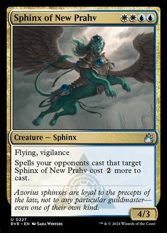 Sphinx of New Prahv - Ravnica Remastered - English - NM - MTG
