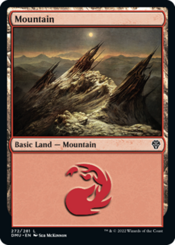 Mountain (272) - Dominaria United - English - NM - MTG