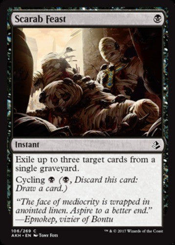 Scarab Feast - Amonkhet - English - NM - MTG