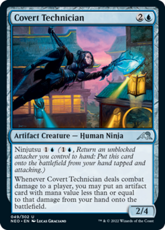 Covert Technician - Kamigawa: Neon Dynasty - English - NM - MTG