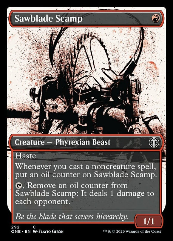 Sawblade Scamp - Showcase - Phyrexia: All Will Be One - English - NM - MTG
