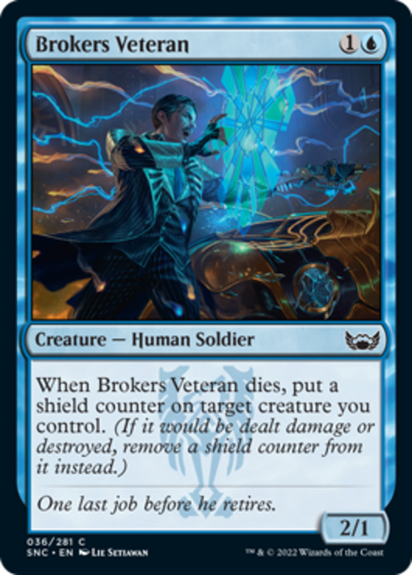 Brokers Veteran - Streets of New Capenna - English - NM - MTG