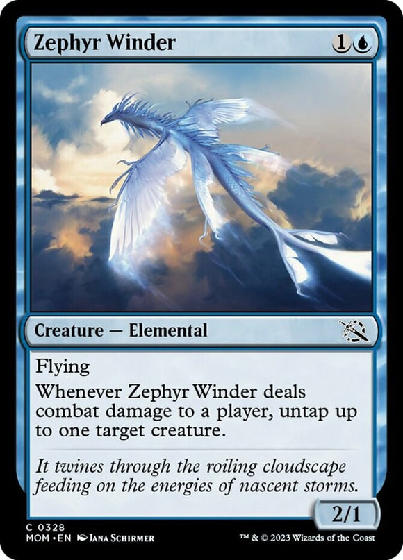 Zephyr Winder - March of the Machines - English - NM - MTG