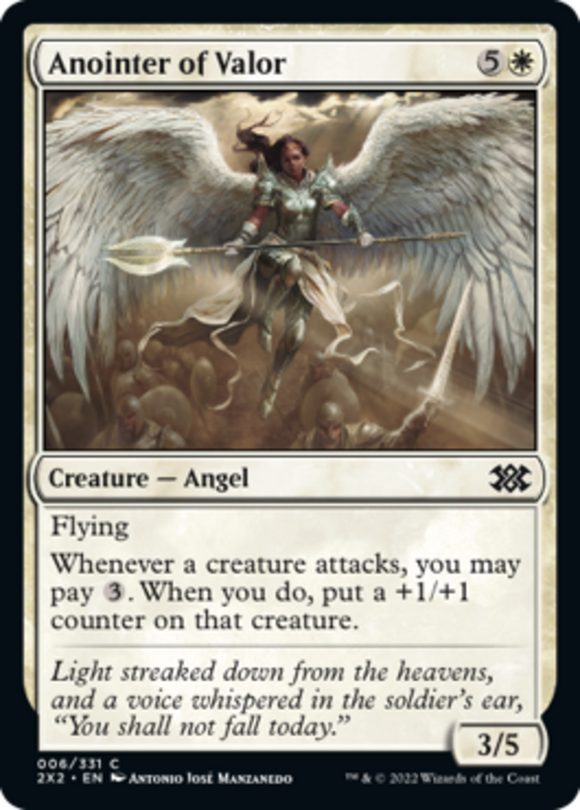 Anointer of Valor - Double Masters 2022 - English - NM - MTG