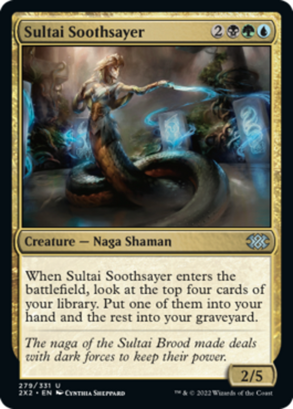 Sultai Soothsayer - Double Masters 2022 - English - NM - MTG