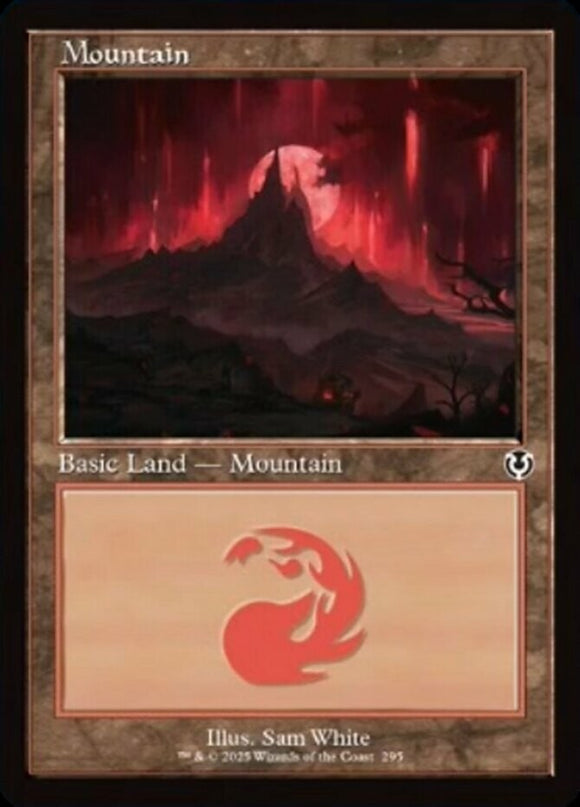 Mountain (295) - Retro Frame - Innistrad Remastered - English - NM - MTG