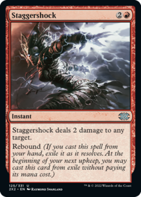 Staggershock - Double Masters 2022 - English - NM - MTG