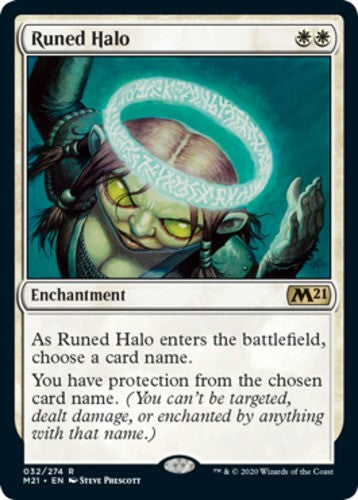 Runed Halo - Core Set 2021 (M21) - English - NM - MTG