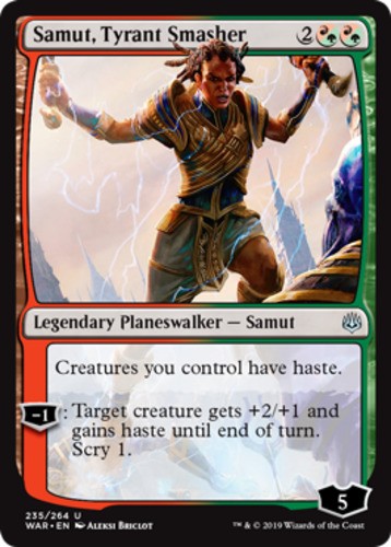 Samut, Tyrant Smasher - War Of The Spark - English - NM - MTG