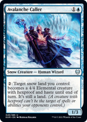 Avalanche Caller - Kaldheim - English - NM - MTG