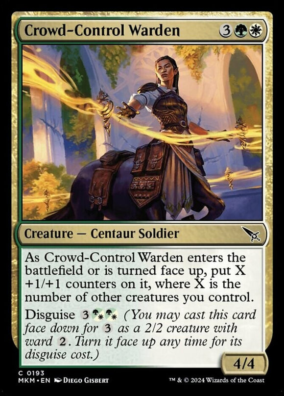Crowd-Control Warden - Murders at Karlov Manor - English - NM - MTG