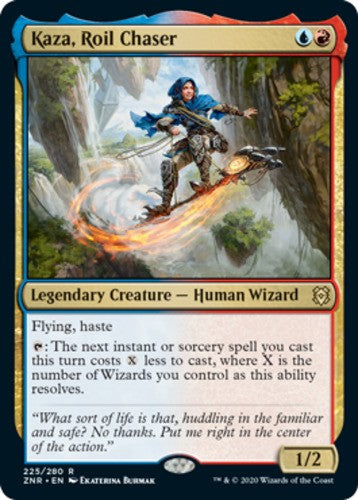 Kaza, Roil Chaser - Zendikar Rising - English - NM - MTG