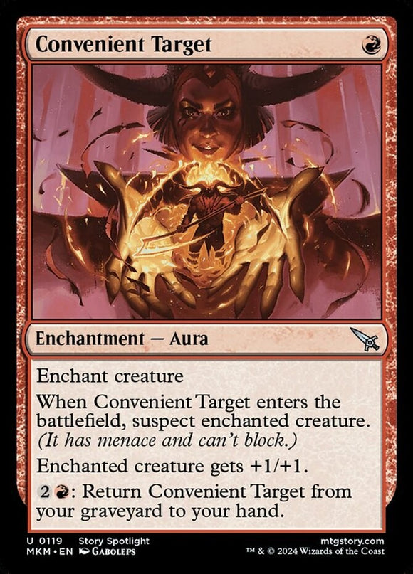 Convenient Target - Murders at Karlov Manor - English - NM - MTG