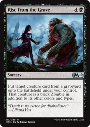 Rise from the Grave - Core Set 2019 (M19) - English - NM - MTG