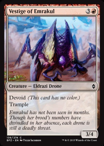 Vestige of Emrakul - Battle for Zendikar - English - NM - MTG