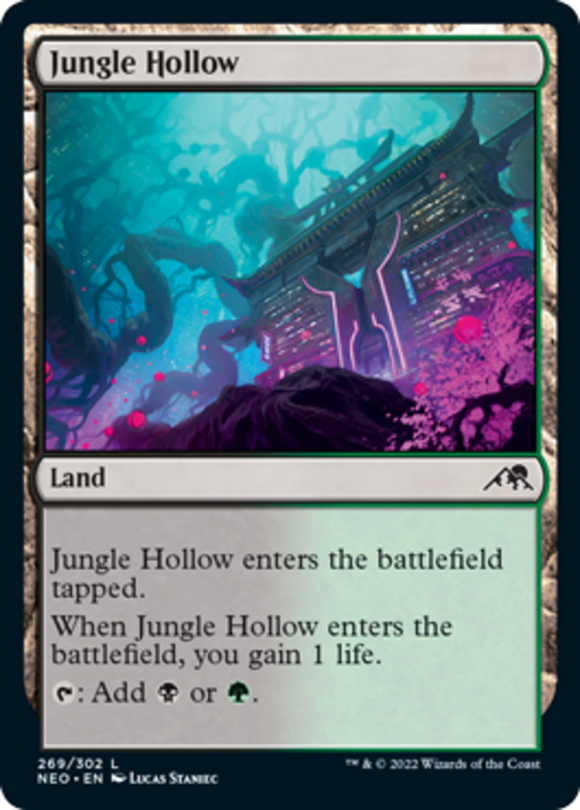 Jungle Hollow - Kamigawa: Neon Dynasty - English - NM - MTG