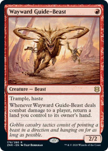 Wayward Guide-Beast - Zendikar Rising - English - NM - MTG