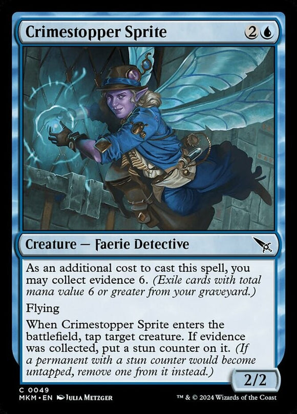 Crimestopper Sprite - Murders at Karlov Manor - English - NM - MTG