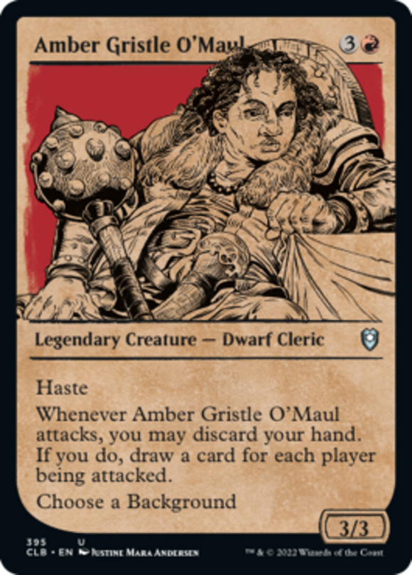 Amber Gristle O'Maul - Showcase - Battle for Baldur's Gate - English - NM - MTG