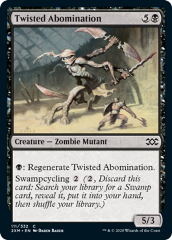 Twisted Abomination - Double Masters - English - NM - MTG