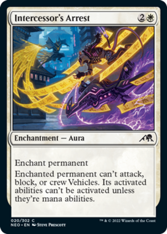 Intercessor's Arrest - Kamigawa: Neon Dynasty - English - NM - MTG