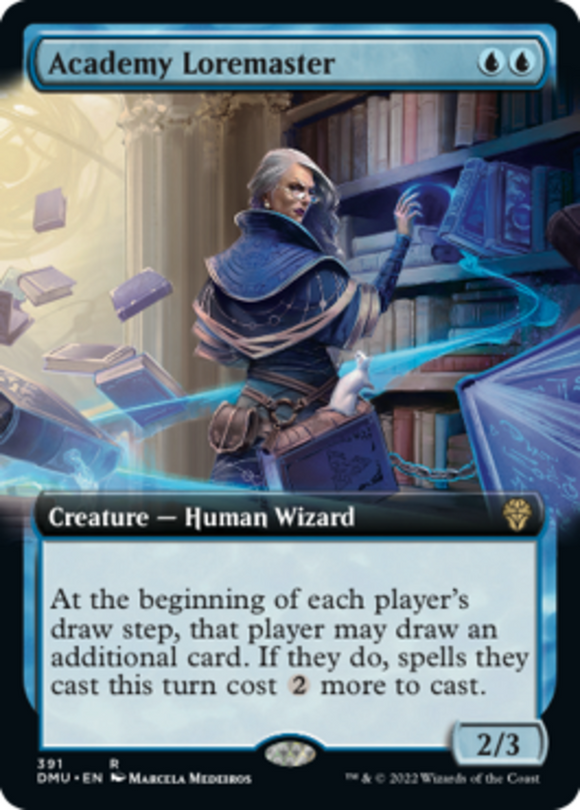 Academy Loremaster - Extended Art - Dominaria United - English - NM - MTG