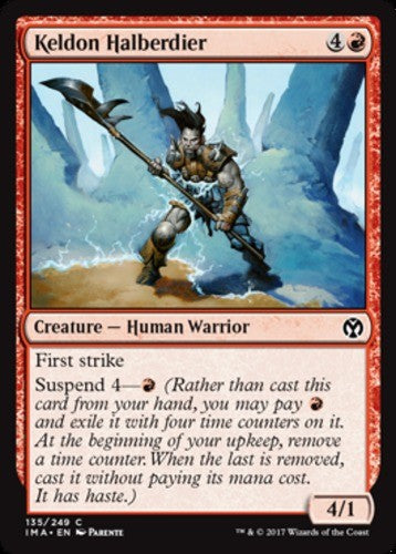 Keldon Halberdier - Iconic Masters - English - NM - MTG