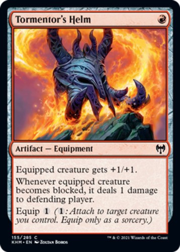 Tormentor's Helm - Kaldheim - English - NM - MTG