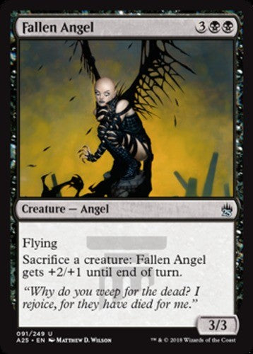 Fallen Angel - Masters 25 - English - NM - MTG