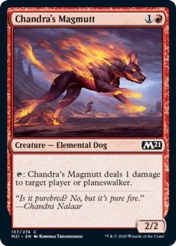 Chandra's Magmutt - Core Set 2021 (M21) - English - NM - MTG