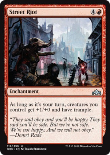 Street Riot - Guilds of Ravnica - English - NM - MTG