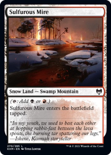 Sulfurous Mire - Kaldheim - English - NM - MTG