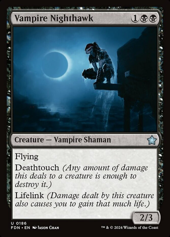Vampire Nighthawk - Foundations - English - NM - MTG
