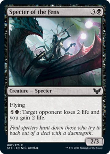 Specter of the Fens - Strixhaven: School of Mages - English - NM - MTG