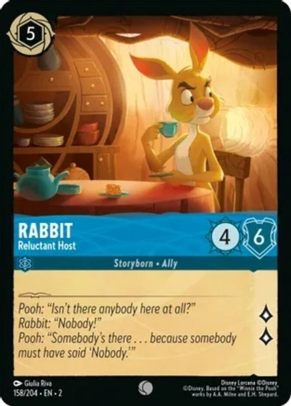 Rabbit - Reluctant Host - 158/204 - Common - Rise of the Floodborn NM